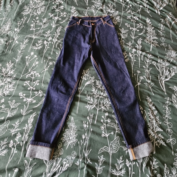 Lady K Loves NWT dark indigo Polly jeans size small - Picture 2 of 7